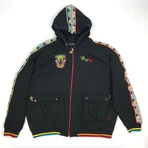 Coogi Mens Rainbow Mask Hoodie Sweatshirt